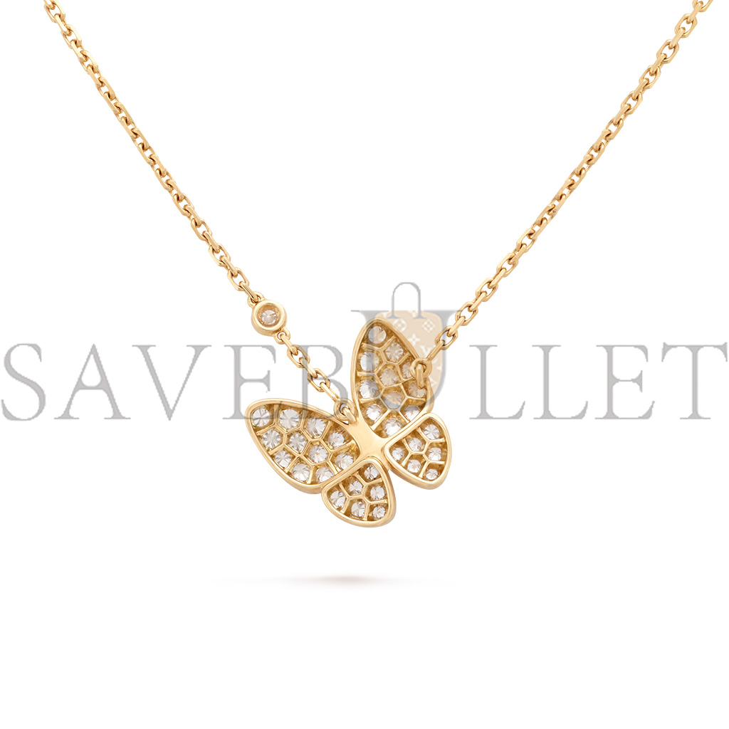 VAN CLEEF ARPELS TWO BUTTERFLY PENDANT - YELLOW GOLD, DIAMOND VCARP3DP00 VAN CLEEF ARPELS TWO BUTTERFLY PENDANT - YELLOW GOLD, DIAMOND VCARP3DP00